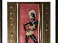 1990 - Donna nera in casa rossa - Tecnica mista - 50x70