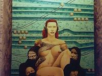 2001 - La musica - Acrylic su tela - Particolare